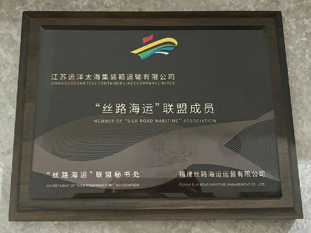逐浪絲路，載譽(yù)前行！江蘇遠(yuǎn)洋太海公司獲“國家級”航線殊榮