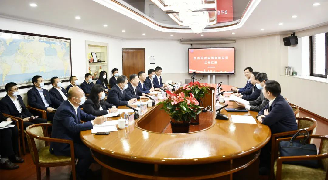 江蘇省港口集團(tuán)黨委書記、董事長陳明調(diào)研江蘇遠(yuǎn)洋工作