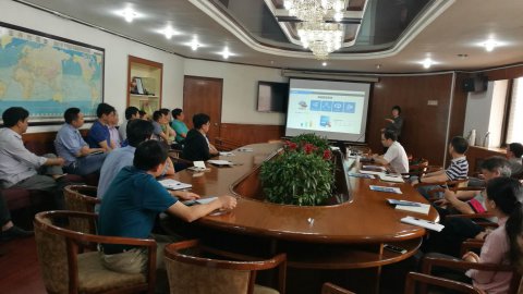 大連海大贏?？萍加邢薰緛?lái)我司進(jìn)行信息化交流