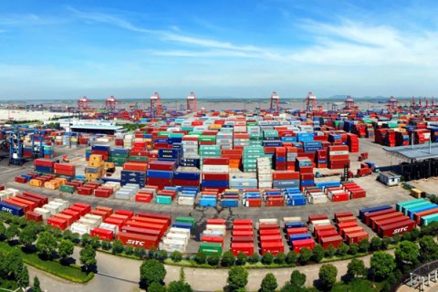 江蘇省港口集團單月集裝箱量再創(chuàng)新高