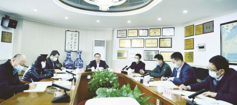 江蘇遠(yuǎn)洋黨委理論學(xué)習(xí)中心組開展2022年第二次集體學(xué)習(xí)